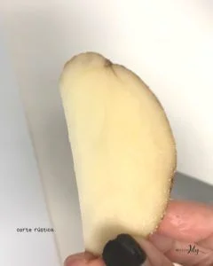 sumerge papas en agua