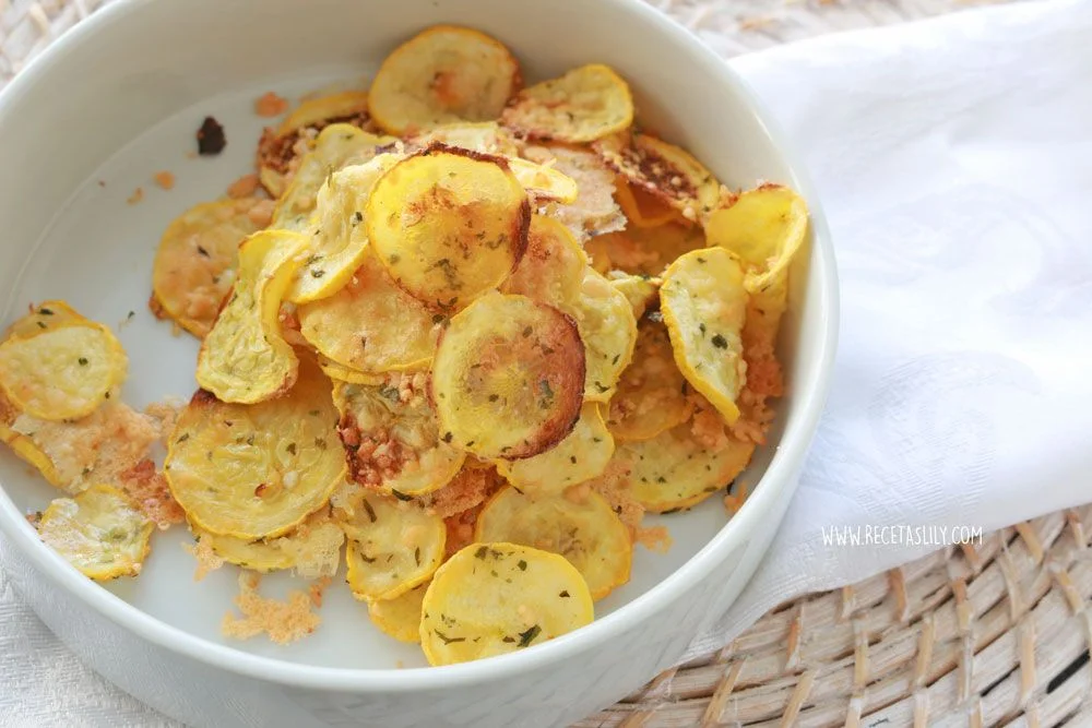 Chips de zucchini al horno