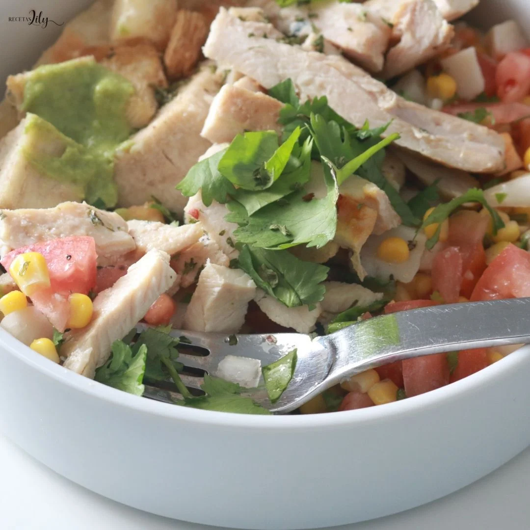 Menú del día: Pollo a la plancha, ocumo y ensalada
