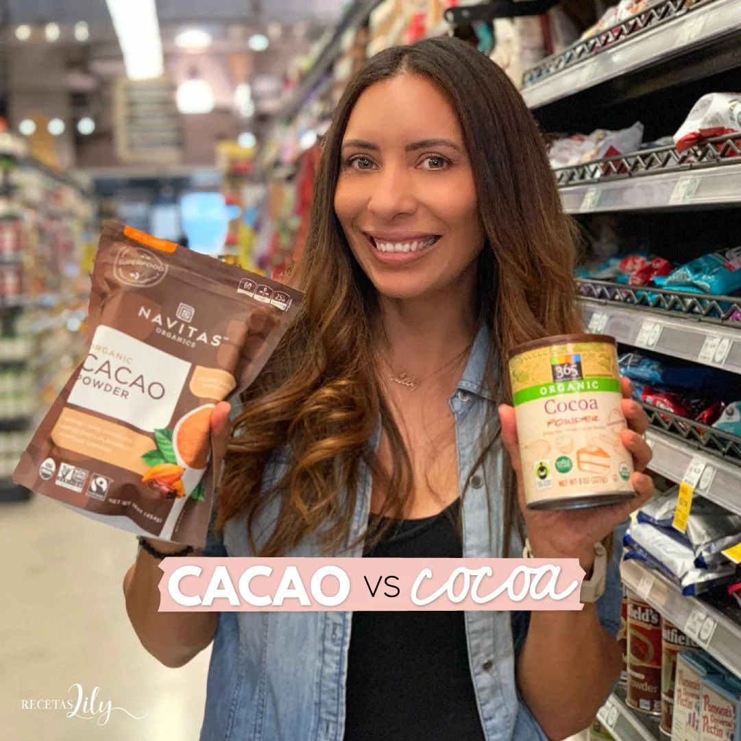 cacao vs cocoa