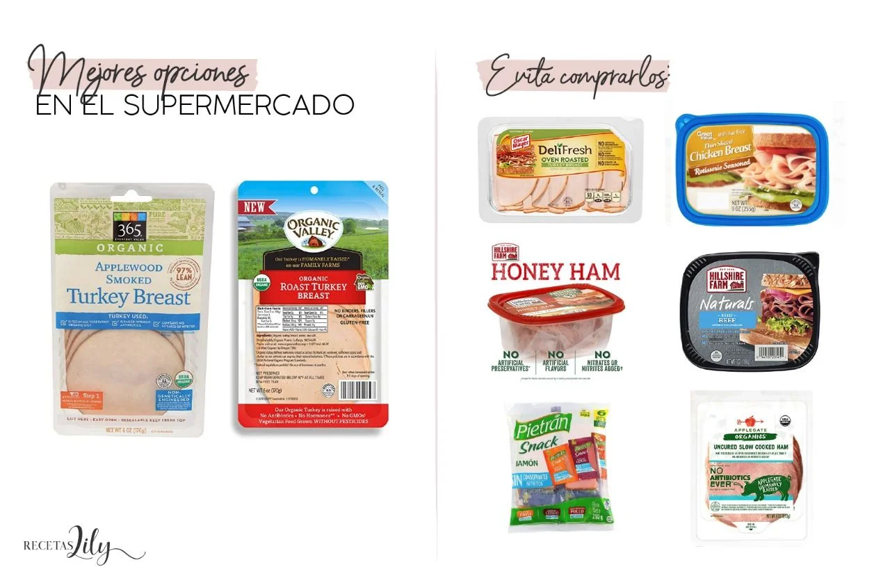 Lee esto antes de comprar jamón, pechuga de pollo y pechuga de pavo.