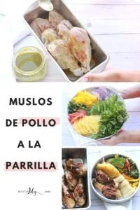 muslos de pollo a la parrilla
