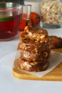 galletas de zanahoria sin coccion