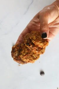 galletas de zanahoria y manzana