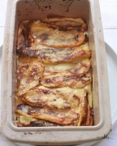 lasaña de platano y queso