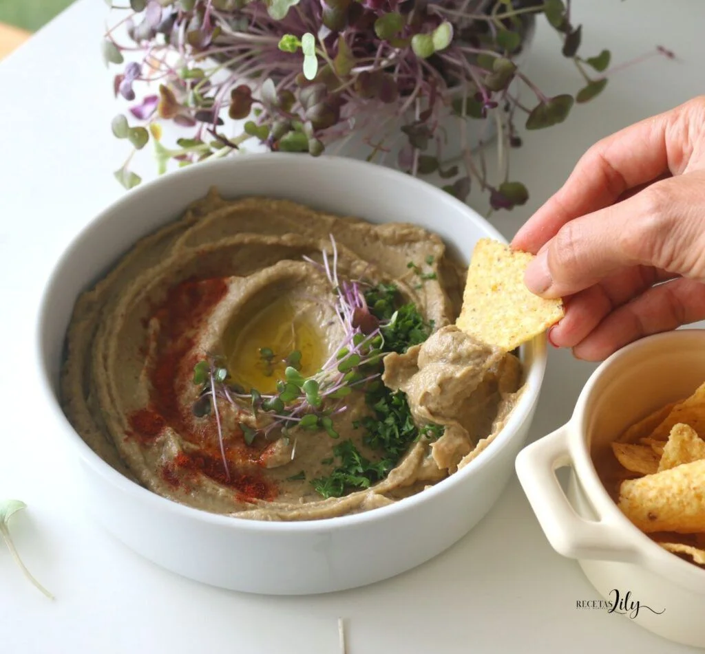 Baba ganoush o crema de berenjenas