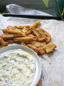 Papas Horneadas tipo wedges