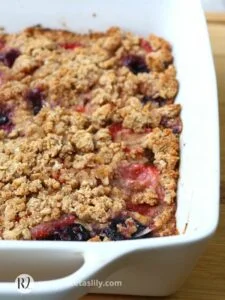 streusel de frutas