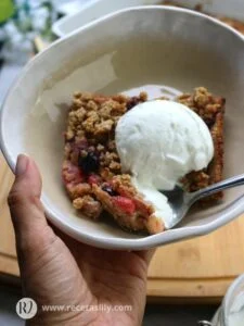 streusel de frutas