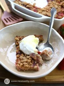 streusel de frutas