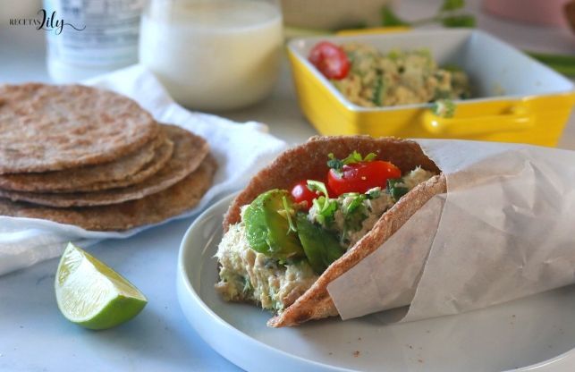 Tortillas - wraps integrales de batata - Recetas Lily