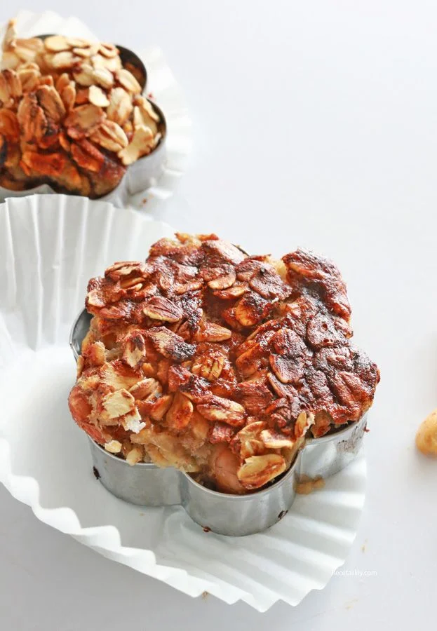 muffins de avena y granola de merey