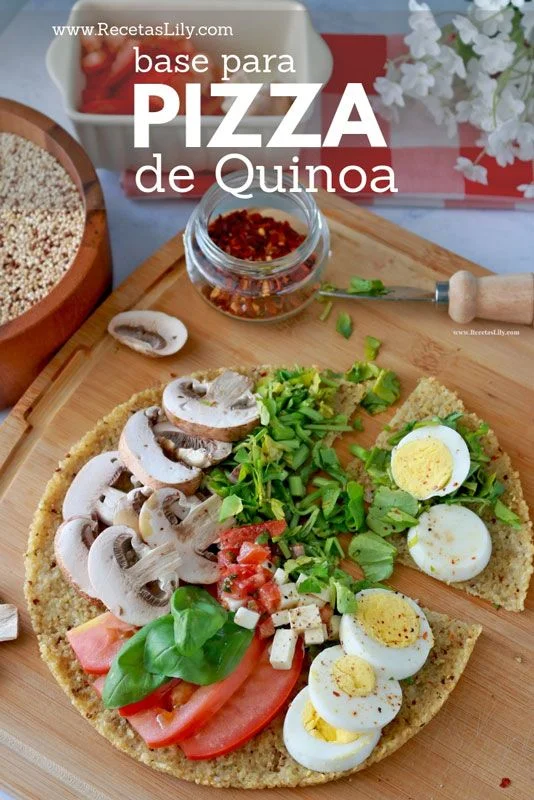 pizza de quinoa recetaslily.com pizza de quinoa recetaslily.com