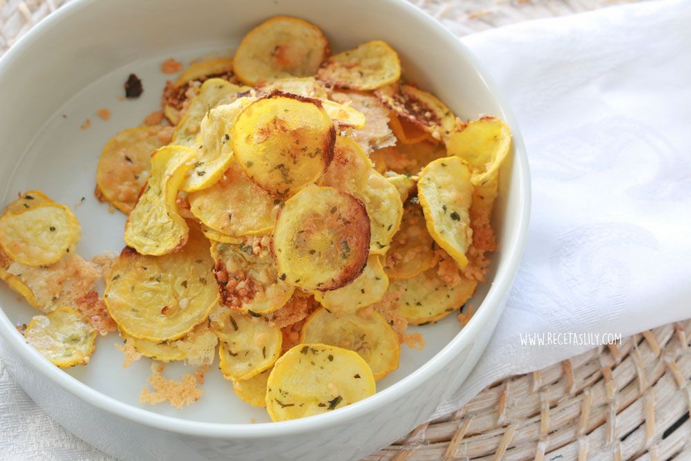 ☆ Chips de zucchini al horno