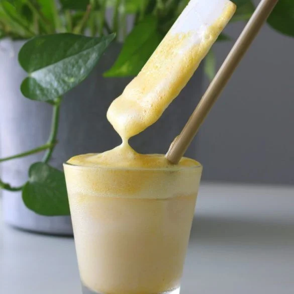 Leche dorada o golden milk. Receta de cocina fácil, sencilla y deliciosa