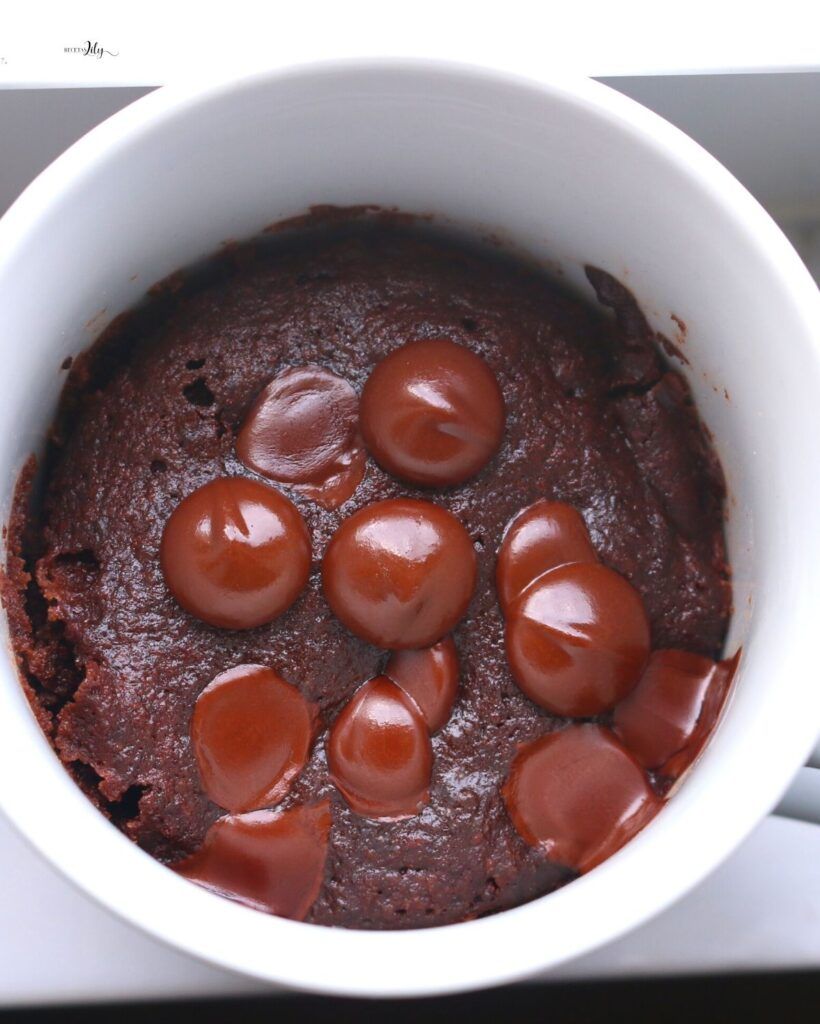 Mug cake fit doble chocolate - Recetas Lily