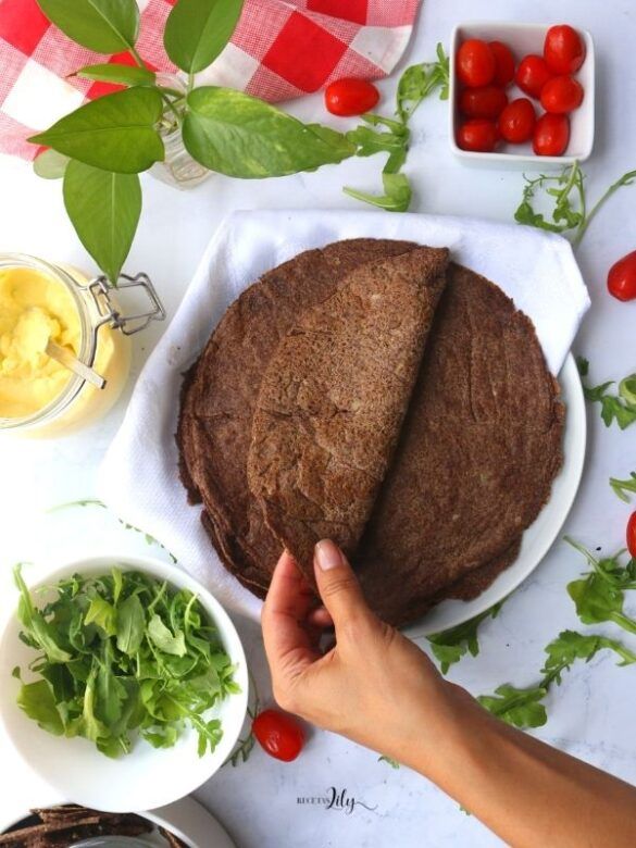 ✓ Tortillas de linaza Keto - Recetas Lily