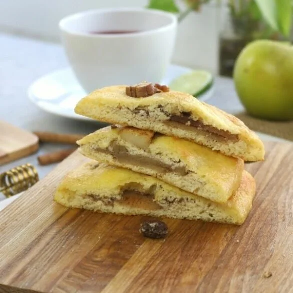 pan sin gluten de manzana
