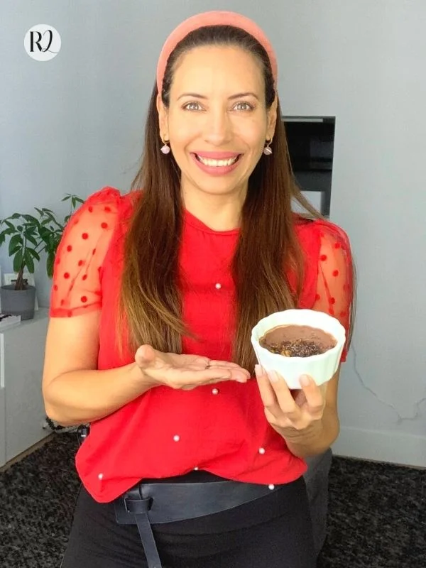 mousse de chocolate saludable