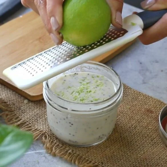 Pudin saludable de chia y limon