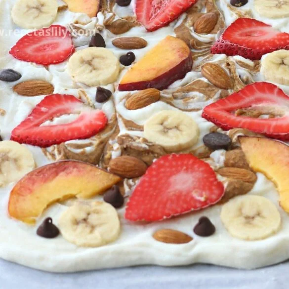 recetas Lily |barras heladas de yogur